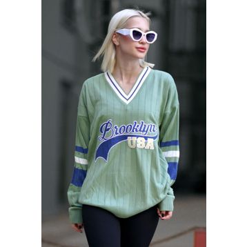 Madmext MG1279 Mint Yeşili Kadın Kazak