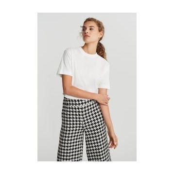 Madmext MG1284 Mad Girls Beyaz Tişört