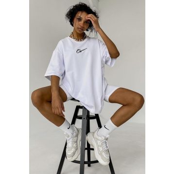 Madmext Mg1491 Baskılı Oversize Tişört