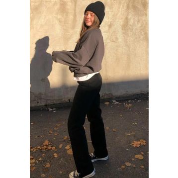 Madmext MG1559 Bisiklet Yaka Basic Sweatshirt