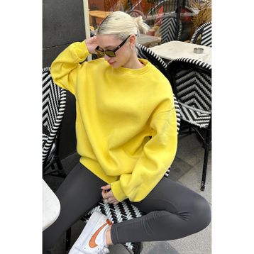 Madmext MG1559 Sarı Kadın Sweatshirt