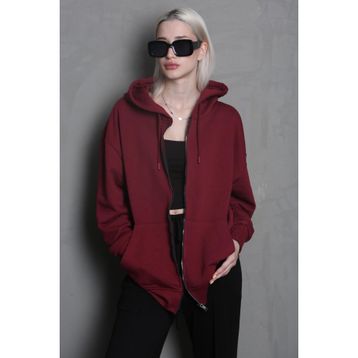 Madmext MG1900 Bordo Kadın Sweatshirt