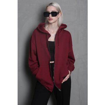 Madmext MG1900 Bordo Kadın Sweatshirt