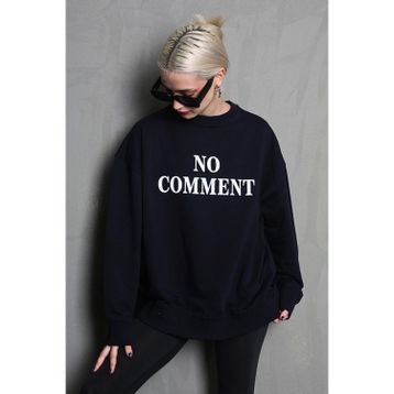 Madmext MG1902 Siyah Kadın Sweatshirt