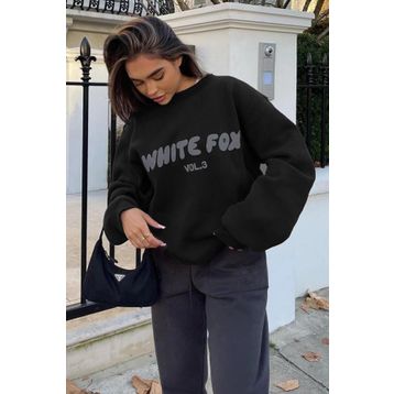 Madmext MG1904 Siyah Kadın Sweatshirt