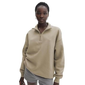 Madmext MG1933 Bej Kadın Sweatshirt
