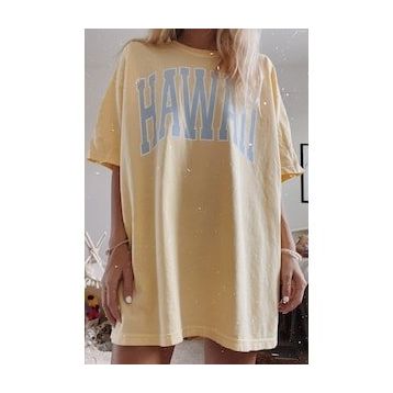 Madmext MG966 Mad Girls Sarı Kadın T-shirt