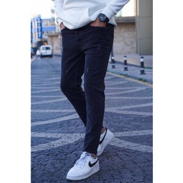 Madmext T6315 Koyu Füme Skinny Fit Erkek Jean