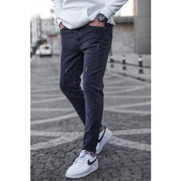 Madmext T6315 Koyu Füme Skinny Fit Erkek Jean