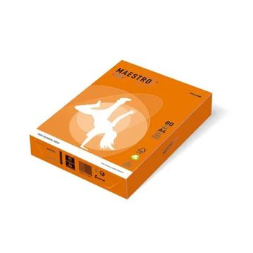 Maestro Color A4 80 gr 1 Paket 500 Sayfa Turuncu Fotokopi Kağıdı