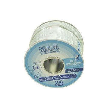 Mag RG6 U4 64 Tel Smart 100 m Anten Kablosu