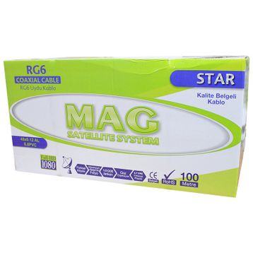 Mag RG6-U4 İthal 100 m Anten Kablosu