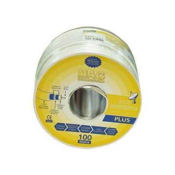 Mag RG6-U4 Plus Trishield 100 mt Anten Kablosu
