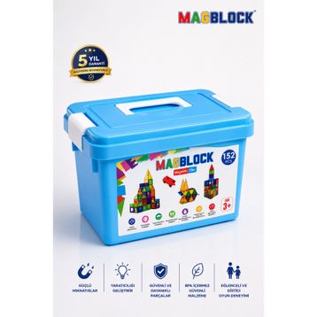 Magblock 152 Parça 3D Manyetik Blok