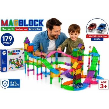 Magblock 179 Parça 3D Manyetik Blok