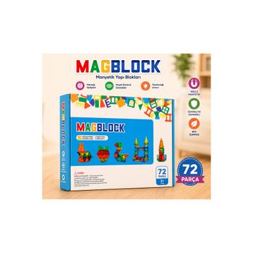 Magblock 72 Parça 3D Manyetik Blok
