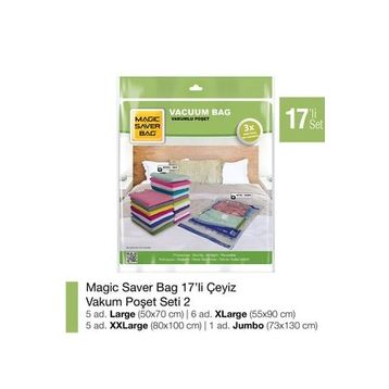 Magic Saver Bag 17'li Çeyiz Vakumlu Poşet Seti 2