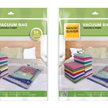 Magic Saver Bag 2'li Jumbo Vakumlu Poşet Seti