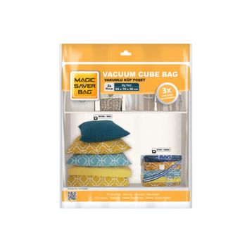 Magic Saver Bag 2'li Küp XL Vakumlu Poşet