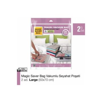 Magic Saver Bag 2'li L Seyahat Poşeti Roll-Up