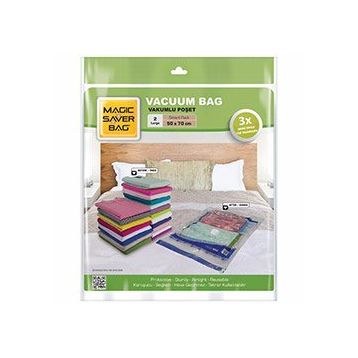 Magic Saver Bag 2'li Large Vakumlu Poşet Seti