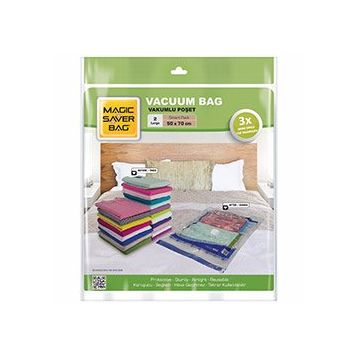 Magic Saver Bag 2'li Large Vakumlu Poşet Seti