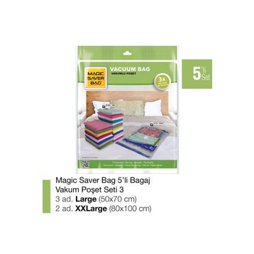 Magic Saver Bag L 50x70 cm Vakumlu Poşet