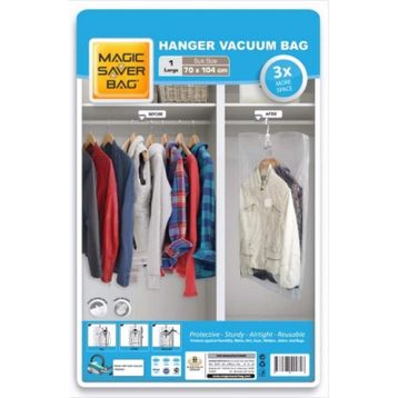 Magic Saver Bag L Askılı Vakumlu Poşet