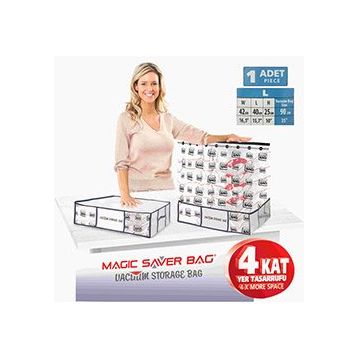 Magic Saver Bag Large Vakumlu Çantalı Hurç