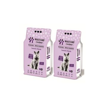Magicsand Cat Litter 2 x 10 L Lavanta Kokulu Kedi Kumu