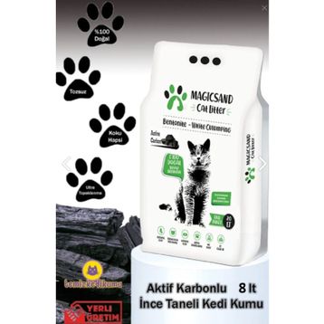 Magicsand Cat Litter 8 L Aktif Karbon Kedi Kumu