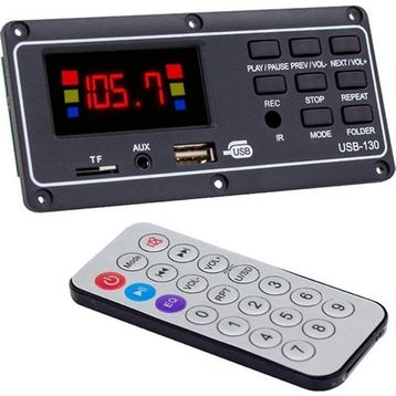 Magicvoice MV-15949 USB-SD-AUX-Bluetooth Mikrofonlu Kumandalı Ekranlı Oto Teyp Çevirici Dijital Player Board