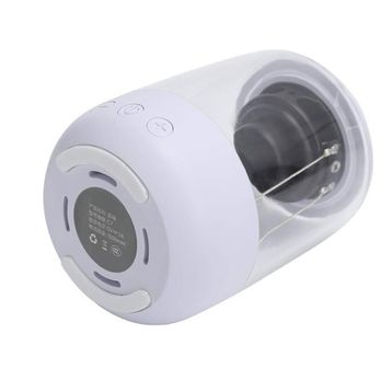 Magicvoice MV-24696 600 Mah Taşınabilir RGB Mikrofonlu AUX-T Beyaz Bluetooth Hoparlör