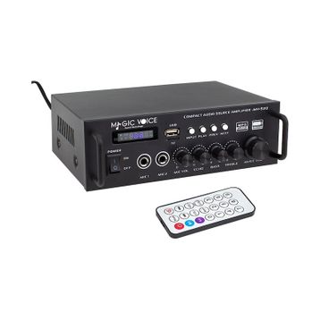 Magicvoice MV-520 15W Usb/Sd/Bluetooth 1 Mikrofon Girişli Trafosuz Amfi