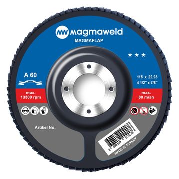 Magmaweld 115*22 mm AO 60 Kum Flap Disk