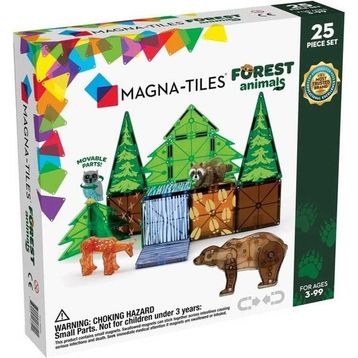 Magna Tiles Forest Animals 25 Parça Manyetik Yapı Seti