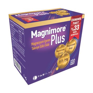 Magnimore Plus Magnezyum 120 Tablet