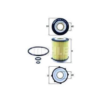 Mahle OX982D Yağ Filtresi