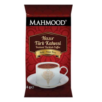 Mahmood Coffee 6 gr Hazır Sade Türk Kahvesi (12 adet)