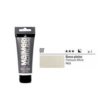 Maimeri 017 Platinium White 200 ml Akrilik Boya