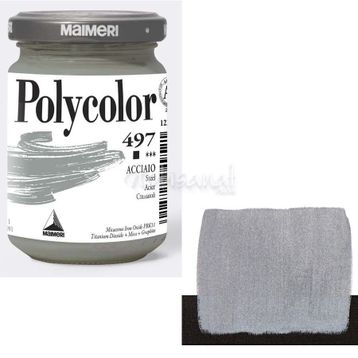 Maimeri 140 ml Steel 497 Polycolor Akrilik Boya