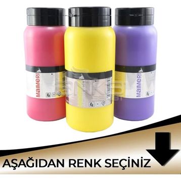 Maimeri Acrilico 1000 ml Metalik Tonlar Akrilik Boya