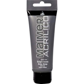 Maimeri Acrilico 511 Grey Deep 200 ml Akrilik Boya