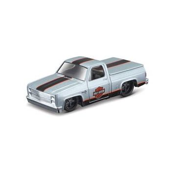 Maisto 1:64 Harley-Davidson 1987 Chevy 1500 Model Araba