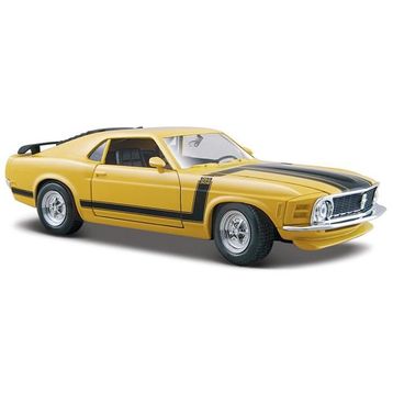 Maisto 1970 Ford Mustang BoSS 1:24 Sari Model Araç