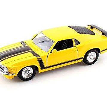 Maisto 1970 Ford Mustang BoSS 1:24 Sari Model Araç