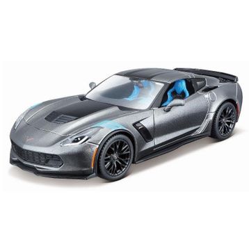 Maisto 2017 Corvette Grand Sport Gri 1:24 Model Araba