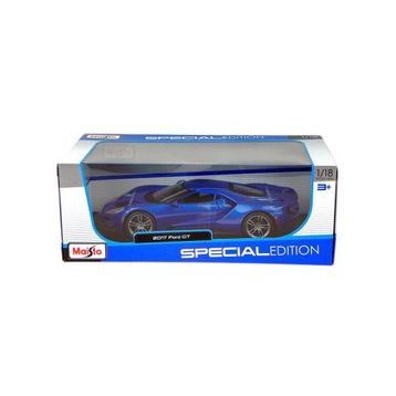 Maisto 2017 Ford GT 1:18 Mavi Model Araba
