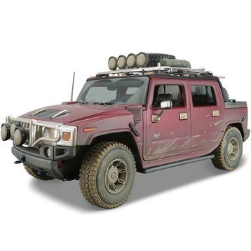 Maisto Hummer H2 Sut Concept 1:18 Dirt Riders Kırmızı Model Araba