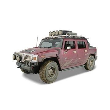 Maisto Hummer H2 Sut Concept 1:18 Dirt Riders Kırmızı Model Araba